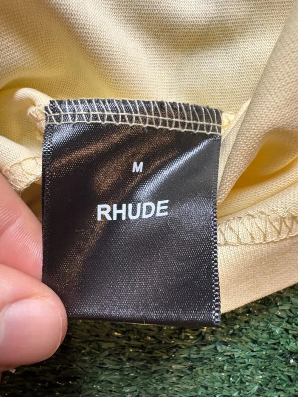 Rhude Saint Barts Graphic Tee Cream NWT - Picture 3 of 5